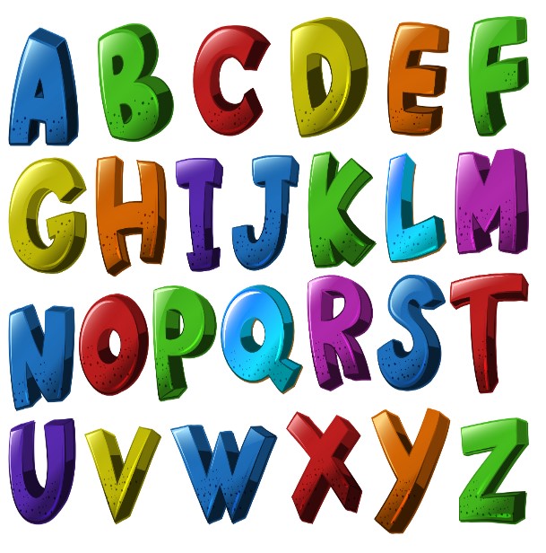 Alphabet Chart with Image Mapping